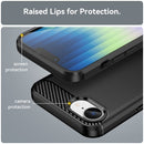 iPhone 16e 17e Carbon Fibre TPU Case Slim Shockproof Cover