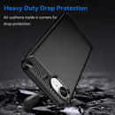 iPhone 16e 17e Carbon Fibre TPU Case Slim Shockproof Cover