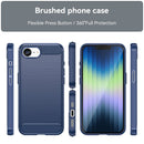iPhone 16e 17e Carbon Fibre TPU Case Slim Shockproof Cover