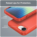 iPhone 16e 17e Carbon Fibre TPU Case Slim Shockproof Cover