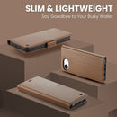 iPhone 16e 17e CaseMe Retro Wallet Case Brown 8
