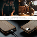 iPhone 16e 17e CaseMe Retro Wallet Case Brown 7