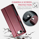 iPhone 16e 17e CaseMe Retro Wallet Case Maroon 5