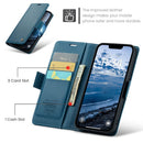 iPhone 16e 17e CaseMe Retro Wallet Case Navy 9
