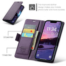 iPhone 16e 17e CaseMe Retro Wallet Case Purple 9
