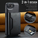 iPhone 16e 17e DG.Ming MagSafe Wallet Case Black 2