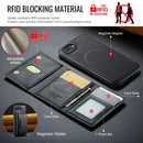 iPhone 16e 17e DG.Ming MagSafe Wallet Case Black 5