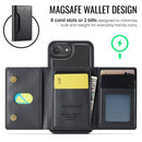 iPhone 16e 17e DG.Ming MagSafe Wallet Case Black 7