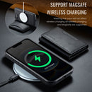 iPhone 16e 17e DG.Ming MagSafe Wallet Case Black 4