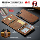 iPhone 16e 17e DG.Ming MagSafe Wallet Case Brown 5