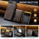 iPhone 16e 17e DG.Ming MagSafe Wallet Case Coffee 3