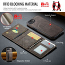 iPhone 16e 17e DG.Ming MagSafe Wallet Case Coffee 5