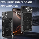 iPhone 16e 17e Ring Kickstand Case w/ Camera Cover Black 2