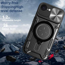 iPhone 16e 17e Ring Kickstand Case w/ Camera Cover Navy 9