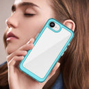 iPhone 16e 17e Soft TPU Bumper Case Clear Blue 6