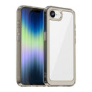 iPhone 16e 17e Soft TPU Bumper Case Clear Gray 1