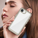 iPhone 16e 17e Soft TPU Bumper Case Clear Gray 6