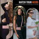 iPhone 16e Crossbody Case with Strap, Card Slots & Zipper Pocket [Pink]