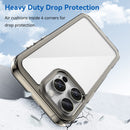 Apple iPhone 16 Pro Max Soft TPU Bumper Case [Clear Grey]