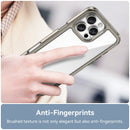 Apple iPhone 16 Pro Max Soft TPU Bumper Case [Clear Grey]