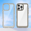 Apple iPhone 16 Pro Max Soft TPU Bumper Case [Clear Grey]