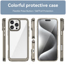 Apple iPhone 16 Pro Max Soft TPU Bumper Case [Clear Grey]
