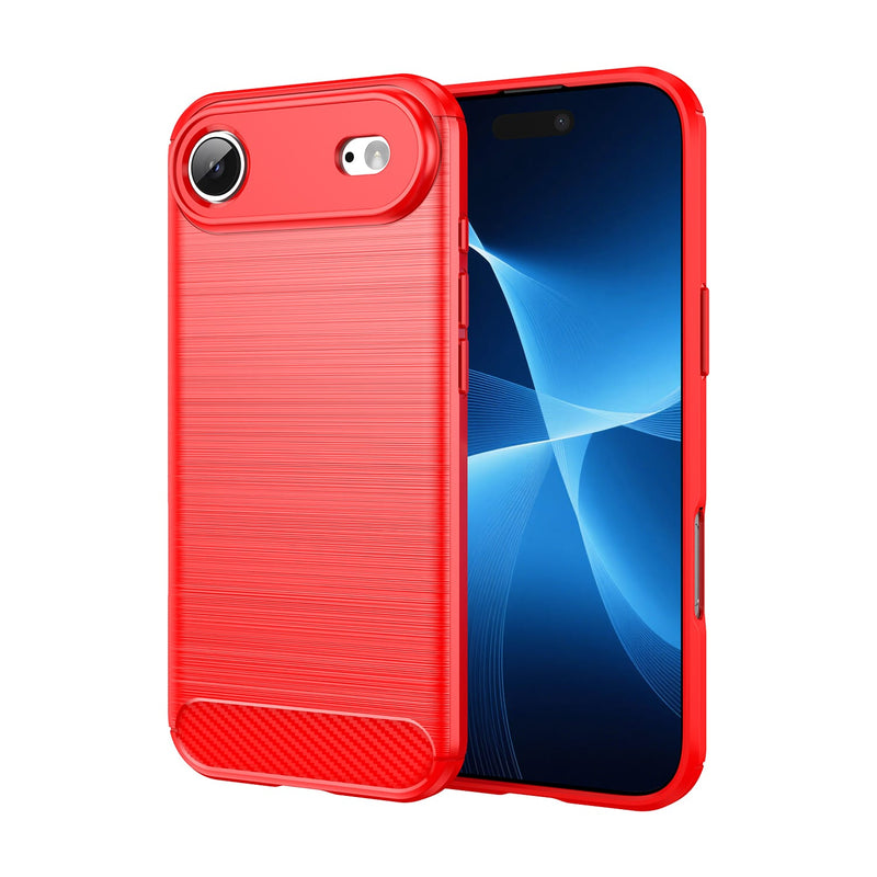Apple iPhone 17 Air Carbon Fibre Brushed Case [Red]