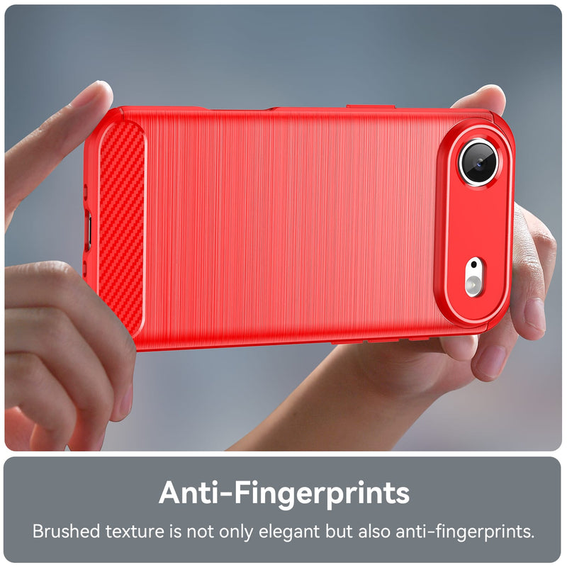 Apple iPhone 17 Air Carbon Fibre Brushed Case [Red]