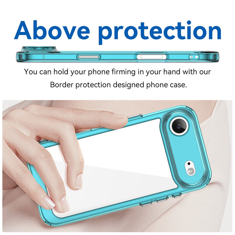 Apple iPhone 17 Air Soft TPU Bumper Case [Clear Blue]