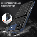 iPhone 17 Air Rugged Case with Card Holder & Kickstand [Navy]