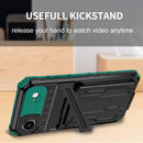 iPhone 17 Air Rugged Case with Card Holder & Kickstand [Teal]