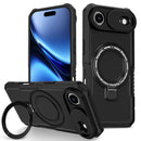 iPhone 17 Air MagSafe Case with Sliding Camera Cover & Ring Stand [Black]