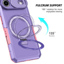 iPhone 17 Air MagSafe Case with Sliding Camera Cover & Ring Stand [Purple]