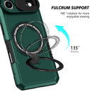 iPhone 17 Air MagSafe Case with Sliding Camera Cover & Ring Stand [Teal]