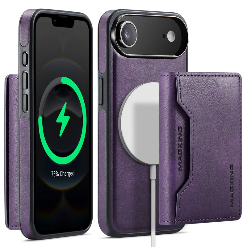 iPhone 17 Air DG.Ming MagSafe Wallet Case [Purple]