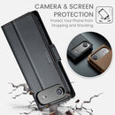 Apple iPhone 17 Air CaseMe Retro Wallet Case [Black]