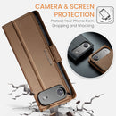 Apple iPhone 17 Air CaseMe Retro Wallet Case [Brown]