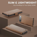 Apple iPhone 17 Air CaseMe Retro Wallet Case [Brown]