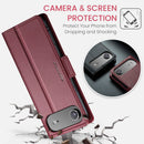 Apple iPhone 17 Air CaseMe Retro Wallet Case [Maroon]