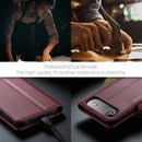 Apple iPhone Air CaseMe Retro Wallet Case [Maroon]