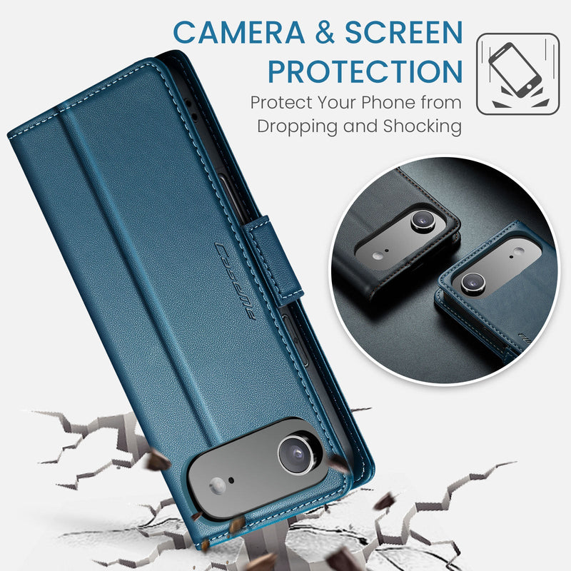 Apple iPhone 17 Air CaseMe Retro Wallet Case [Navy]