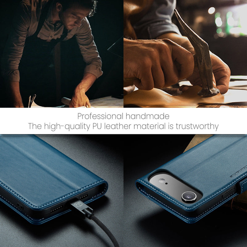 Apple iPhone 17 Air CaseMe Retro Wallet Case [Navy]