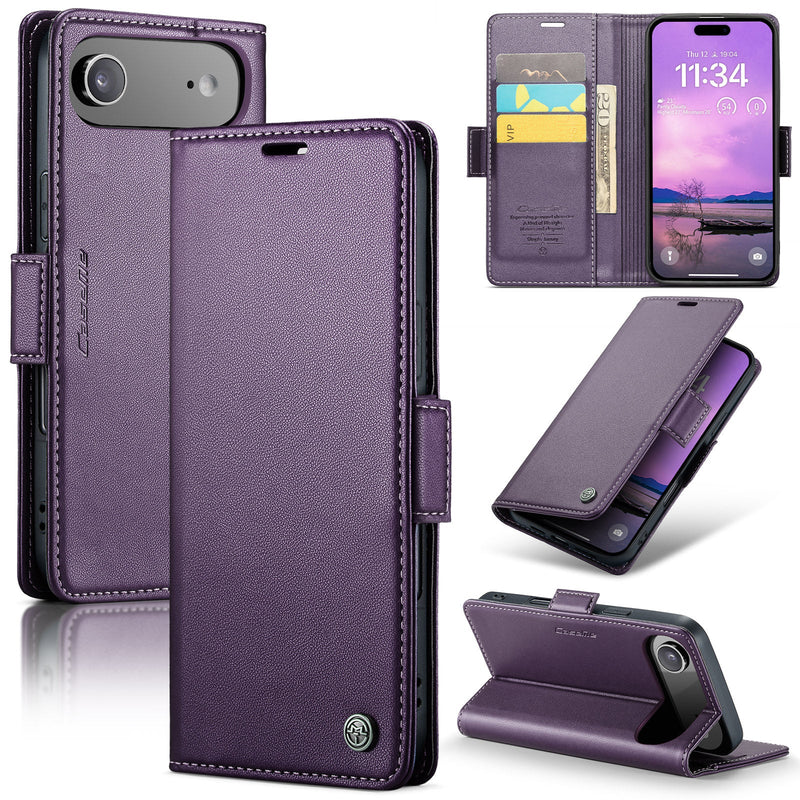 Apple iPhone 17 Air CaseMe Retro Wallet Case [Purple]