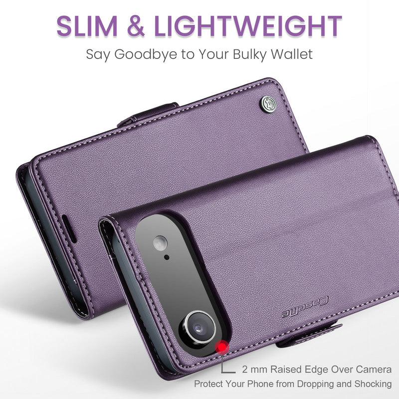 Apple iPhone 17 Air CaseMe Retro Wallet Case [Purple]