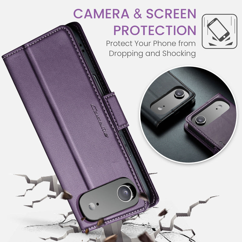 Apple iPhone 17 Air CaseMe Retro Wallet Case [Purple]
