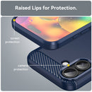 Apple iPhone 17 Carbon Fibre Brushed Case [Navy]
