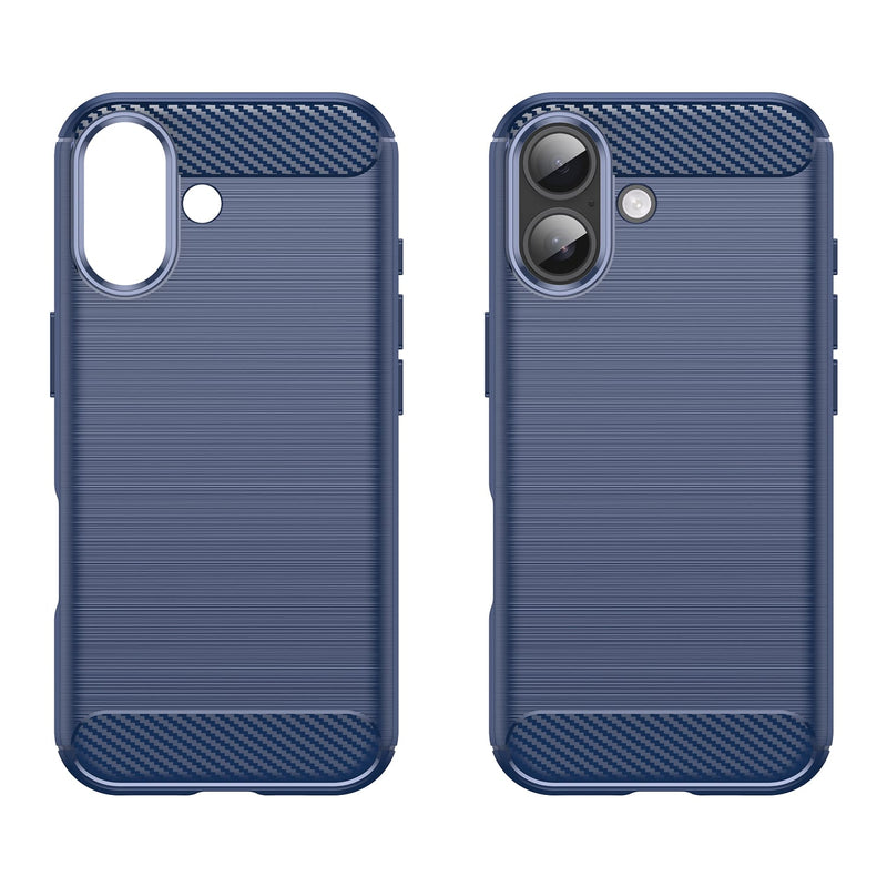 Apple iPhone 17 Carbon Fibre Brushed Case [Navy]