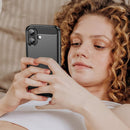 iPhone 17 Carbon Fibre TPU Case Slim Shockproof Cover Black