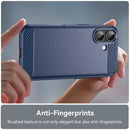 iPhone 17 Carbon Fibre TPU Case Slim Shockproof Cover Navy 4