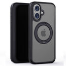 iPhone 17 Clear MagSafe 360° Rotating Ring Stand Case
